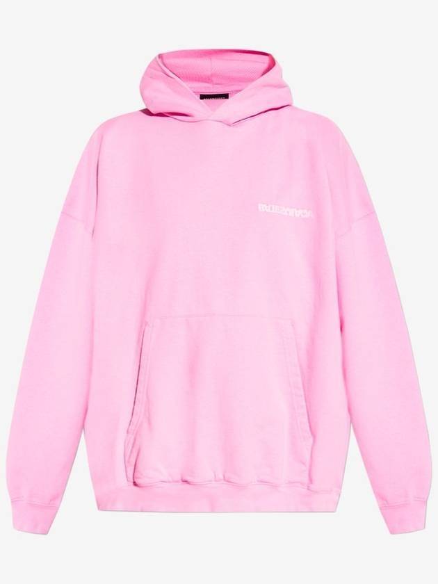 Luxury Balenciaga Trending 2025 Logo Print Hoodie Pink