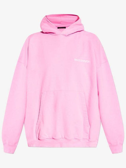 Luxury Balenciaga Trending 2025 Logo Print Hoodie Pink