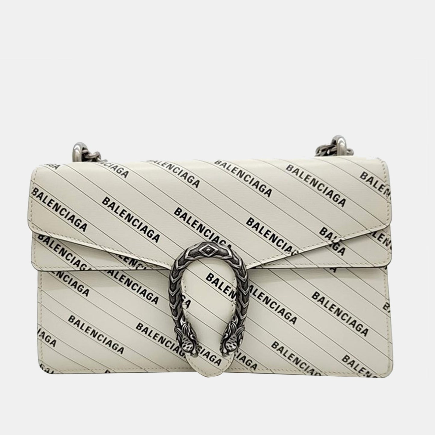 Gucci x Luxury Balenciaga Trending 2025 White Leather The Hacker Project  Dionysus bag