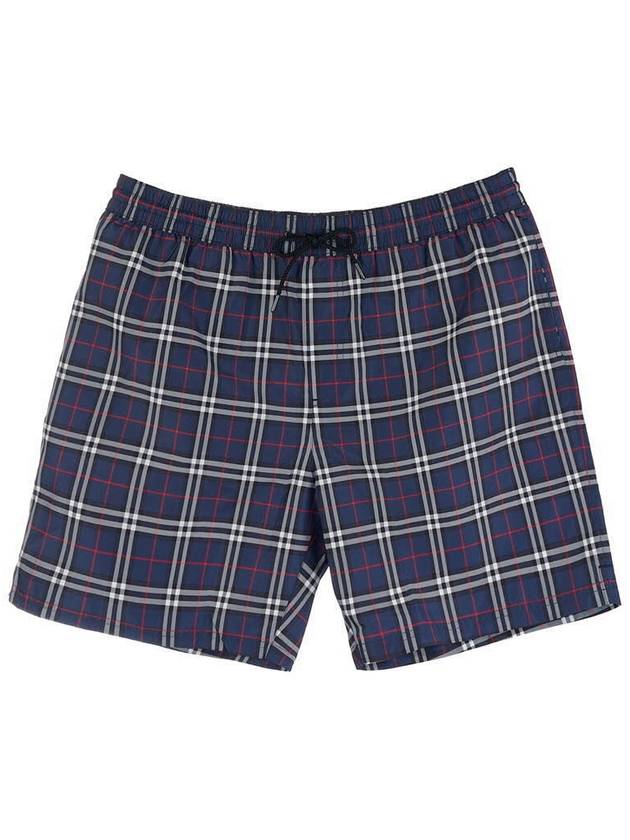 Luxury Burberry Check Swim Shorts Navy