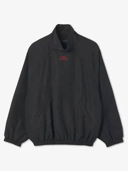 Luxury Balenciaga Trending 2025 Embroidery Logo Sports Icon Track Jacket Black