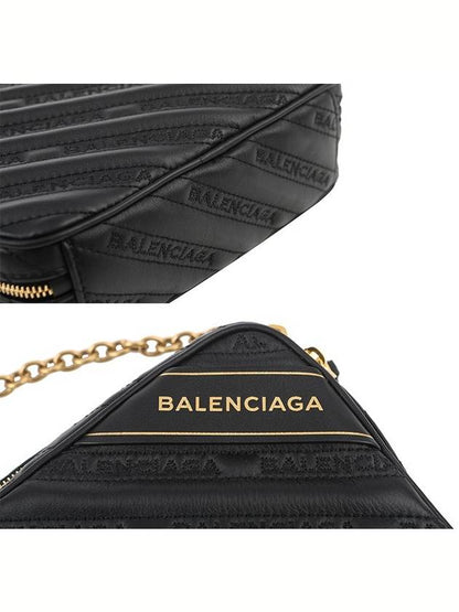 Luxury Balenciaga Trending 2025 Blanket Reporter Chain Cross Bag Black
