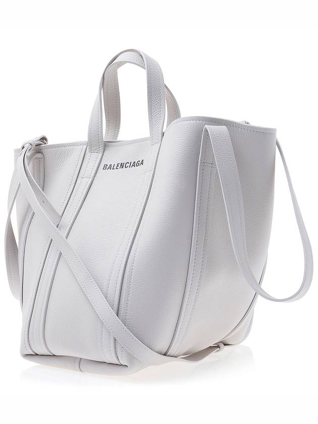 Luxury Balenciaga Trending 2025 Calfskin Everyday Tote Bag White
