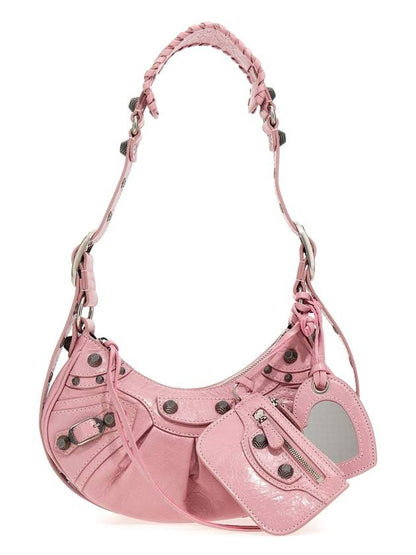 Luxury Balenciaga Trending 2025 Le Cagole XS Lambskin Shoulder Bag Pink
