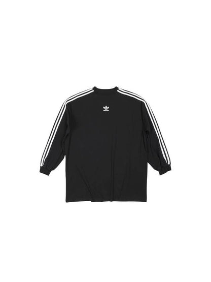 Luxury Balenciaga Trending 2025 Oversized Long Sleeve T-Shirt Black