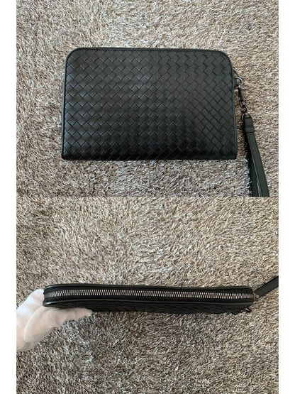 Luxury Bottega Veneta Luxury Bottega Veneta black clutch bag