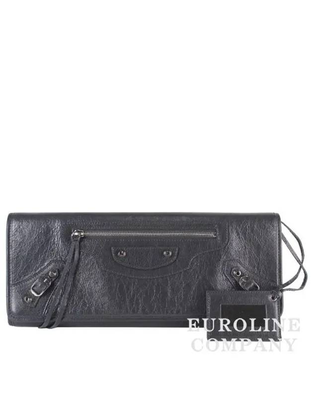 Luxury Balenciaga Trending 2025 Classic Leather Clutch Bag Grease Fosil