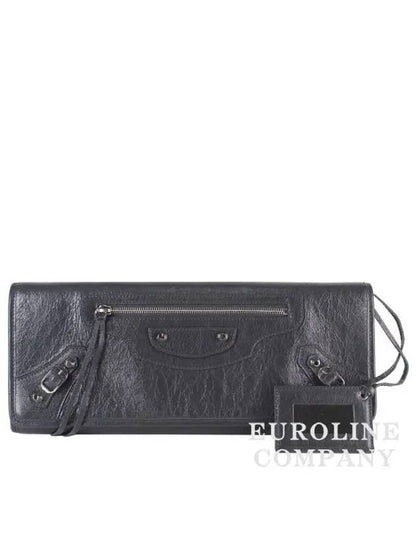 Luxury Balenciaga Trending 2025 Classic Leather Clutch Bag Grease Fosil