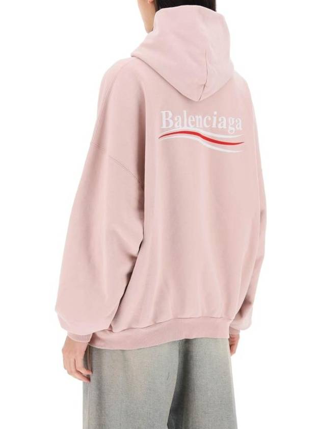 Luxury Balenciaga Trending 2025 Embroidered Logo Cotton Hoodie Light Pink
