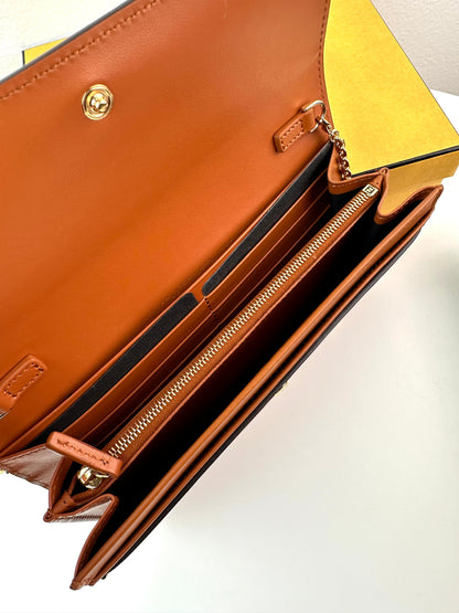 Fendi Roma continental Chain wallet