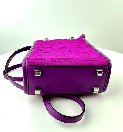 Fendi Mini Mesh Sunshine Shopper tote