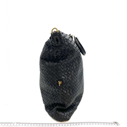 Bottega Veneta Maxi Convertible Tote Bag Hobo Black Leather Two-way Carry 50cm