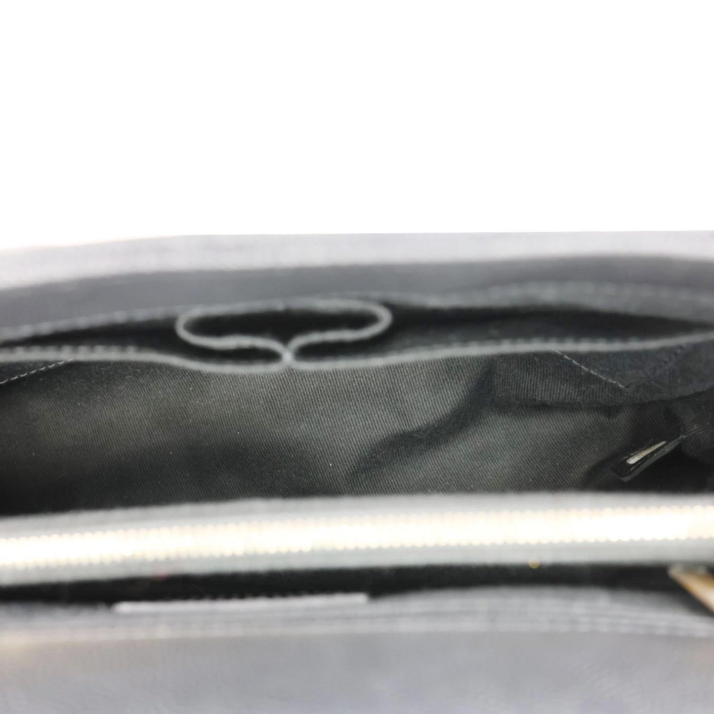 CHANEL Coco Large Quilted Caviar Lizard Handle Shoulder Bag Black