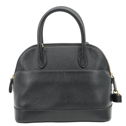 BALENCIAGA Ville Top Handle Small Grained Leather Crossbody Bag Black