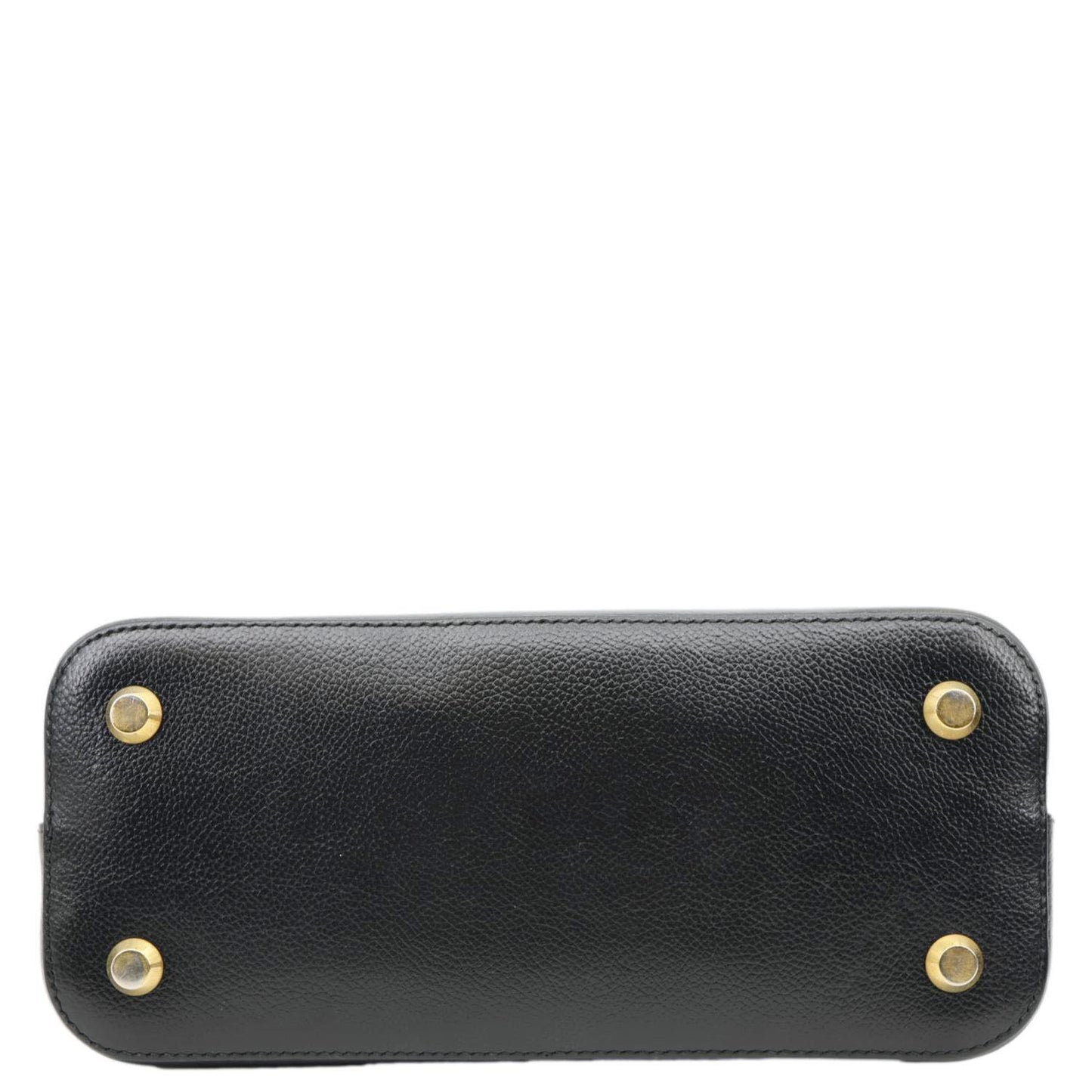 BALENCIAGA Ville Top Handle Small Grained Leather Crossbody Bag Black