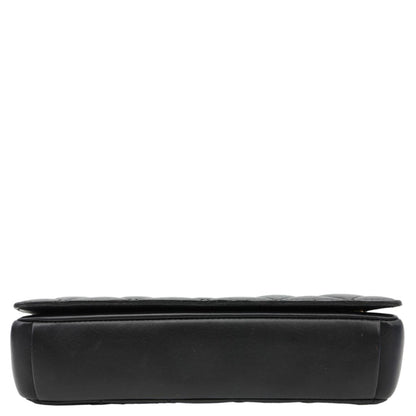 CHANEL Diamond Flap Quilted Leather Bag Crossbody Bag Black