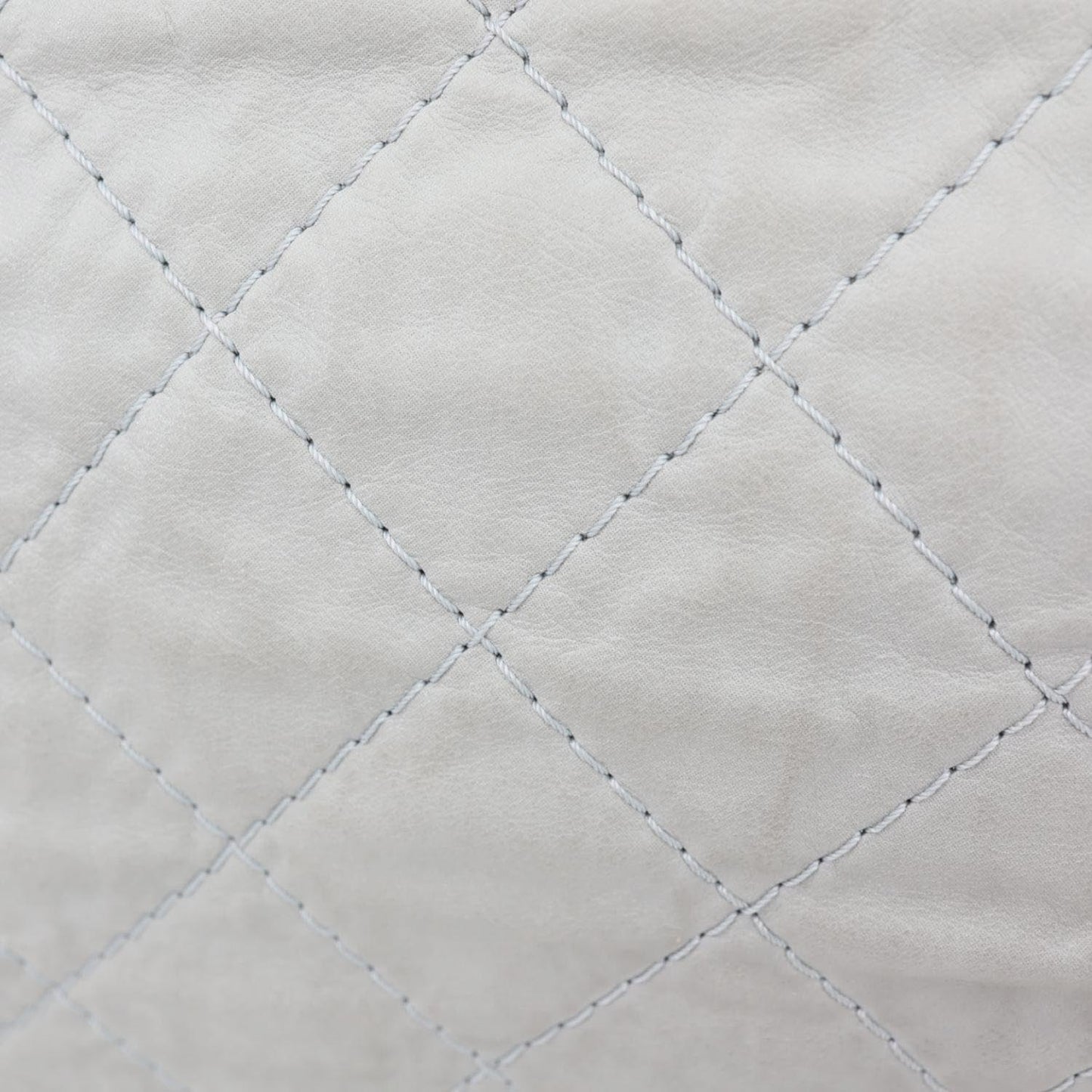 CHANEL CC Sea Hit Quilted Calfskin Leather Tote Bag Grey