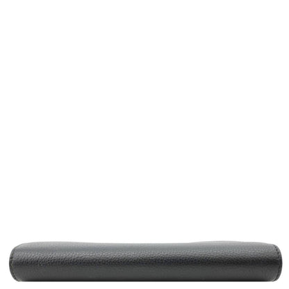 CHRISTIAN DIOR Saddle Oblique Jacquard Leather Wallet Black