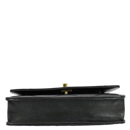 CHANEL Trendy CC Quilted Leather Wallet On Chain Crossbody Bag Black
