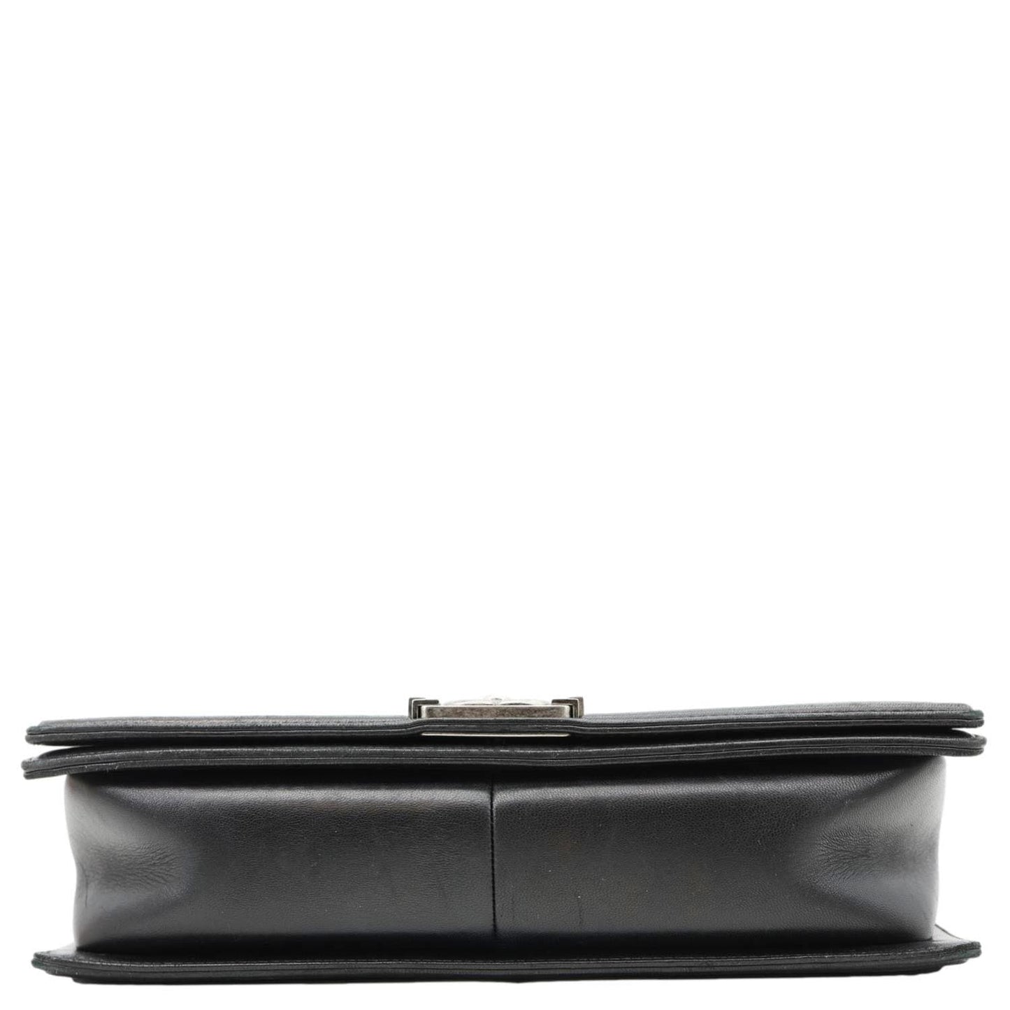 CHANEL Boy Flap Large Quilted Leather Crossbody Bag Black