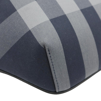 BURBERRY Sonny House Check Canvas Funny Pack Belt Bag Navy Grey