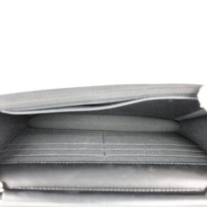CHANEL Boy Quilted Caviar Leather Wallet On Chain Crossbody Bag Black