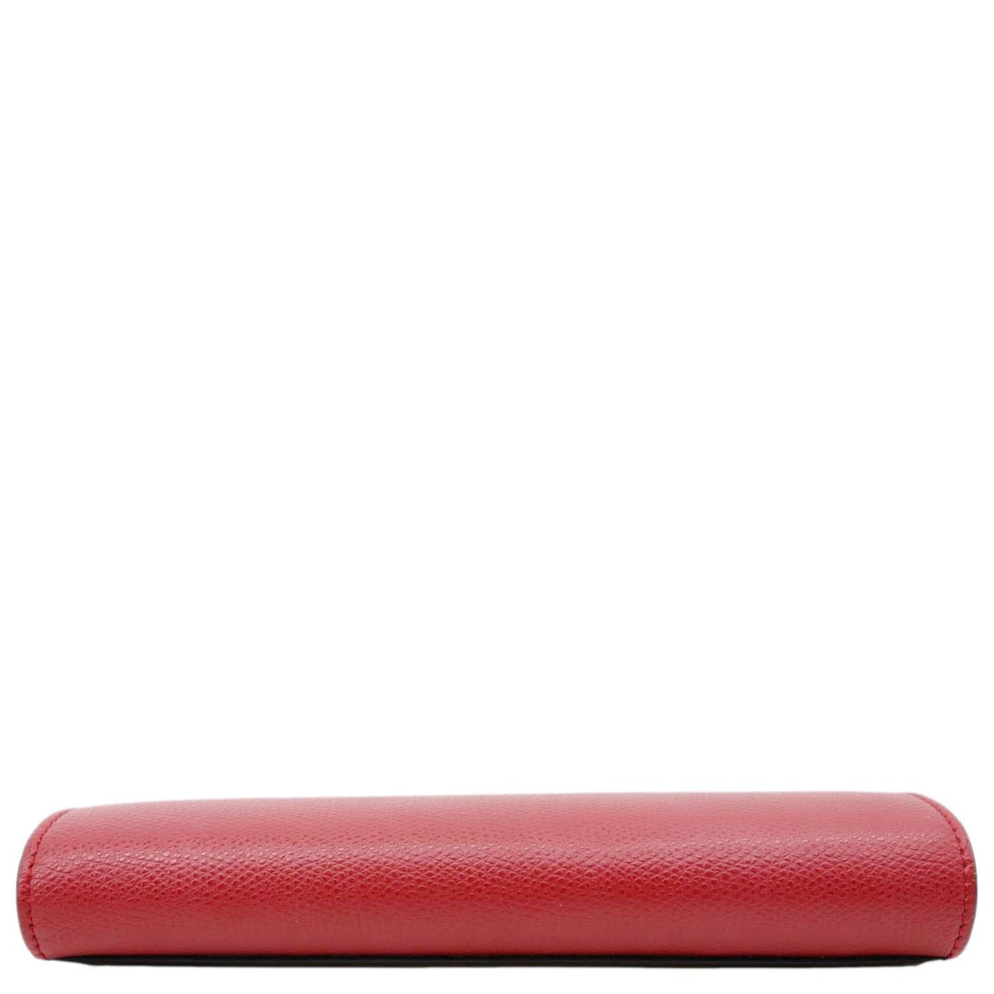 FENDI F Is Fendi Cruise Vitello Leather Continental Wallet Red