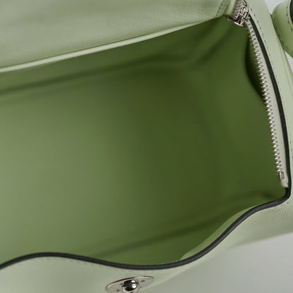 Hermes Mini Lindy Vert Fizz - B Stamp