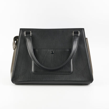 Luxury CELINE Tri-colour Leather Edge Shoulder Bag