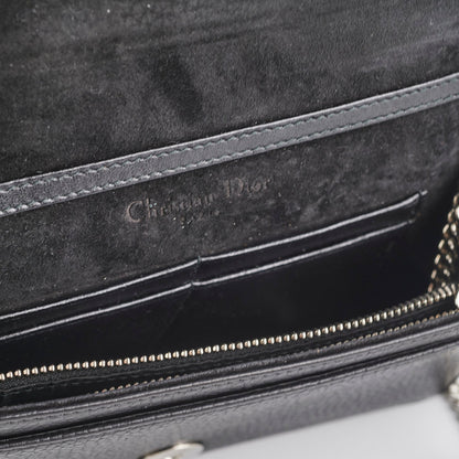 Christian Dior Diorama Black Wallet On Chain