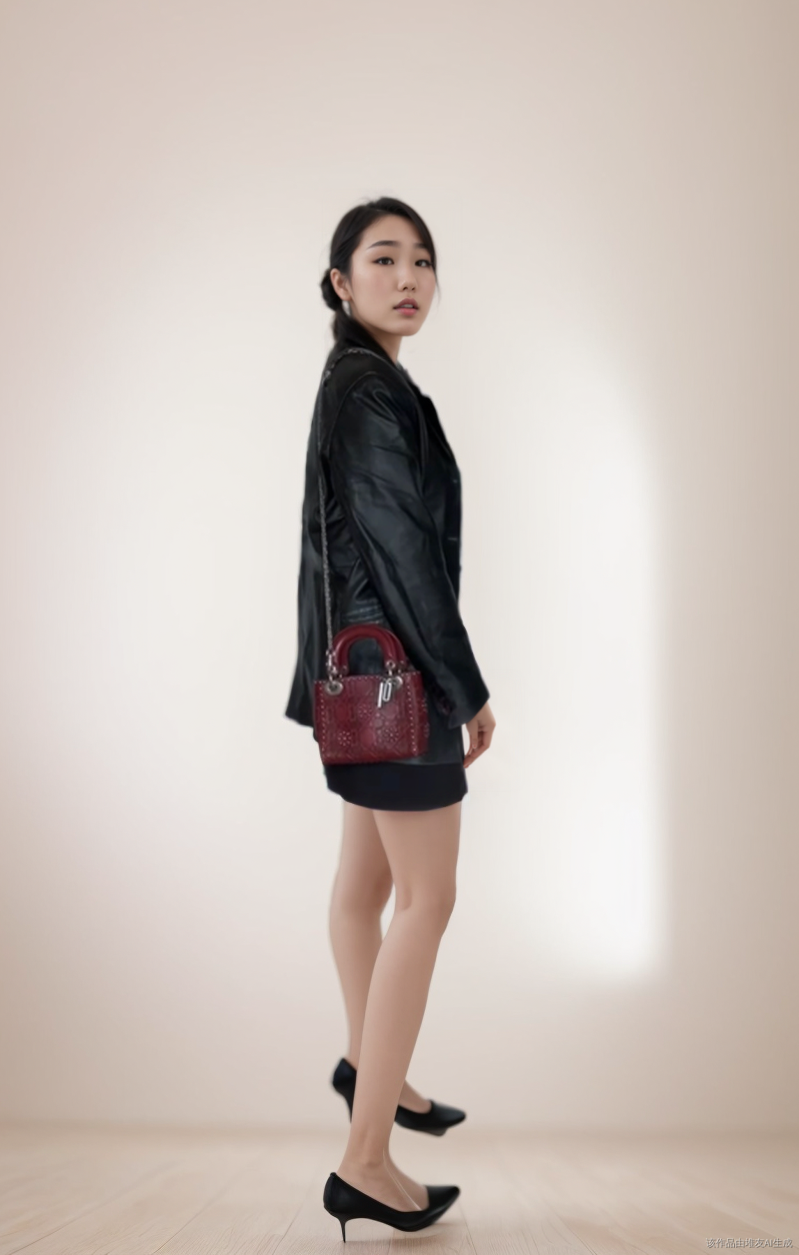 Lady Dior Mini Red Studded Flower Bag 2017 Dior Cruise Collection