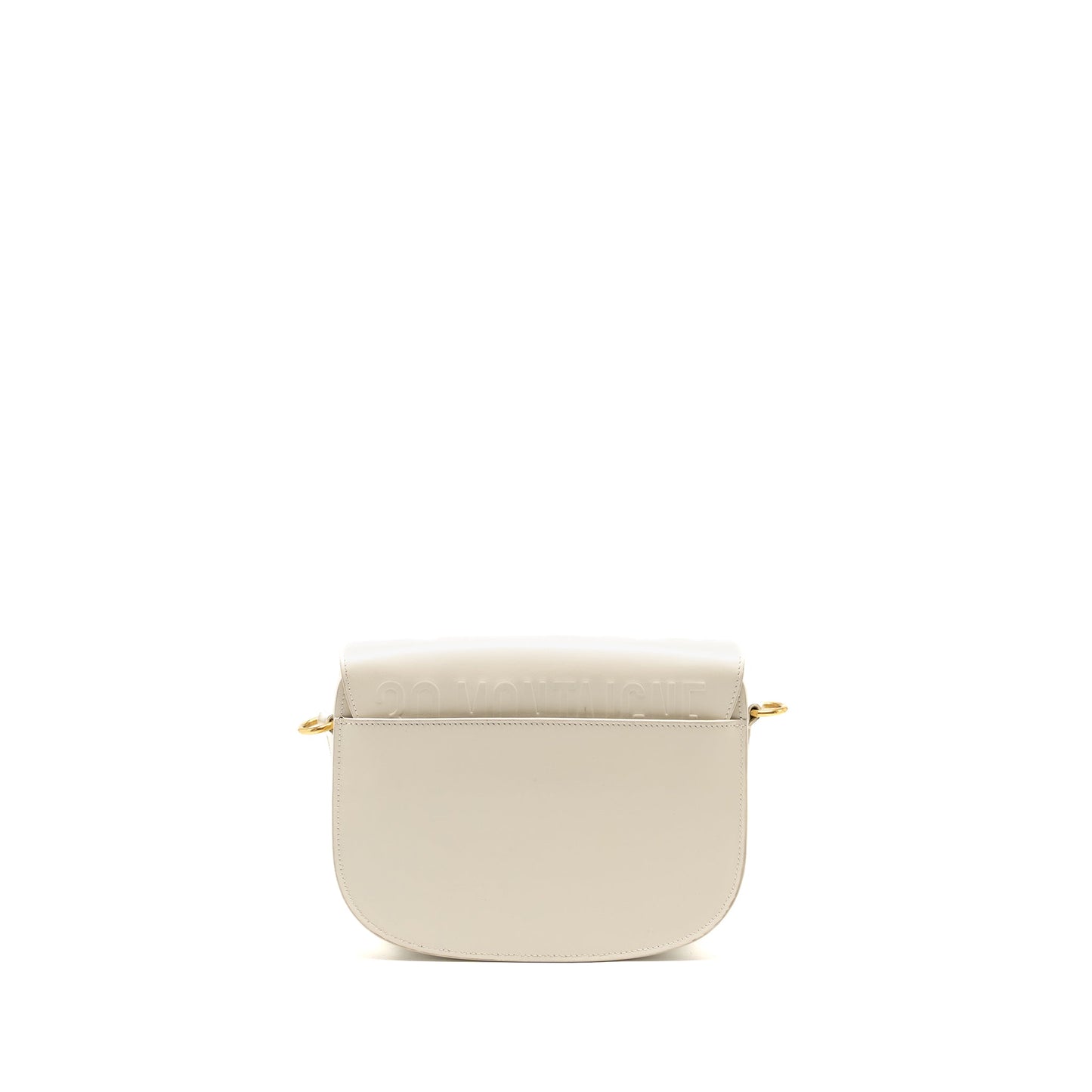 Dior Medium Dior Bobby Purse Calfskin White