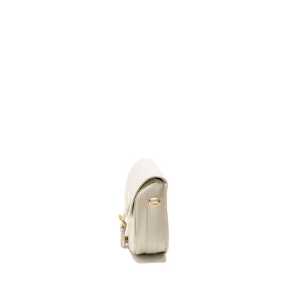 Dior Medium Dior Bobby Purse Calfskin White