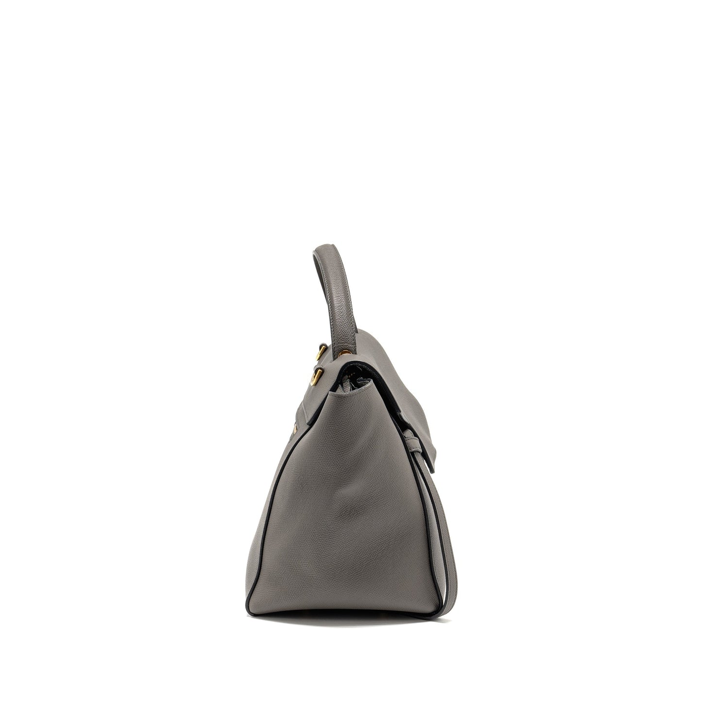 Luxury CELINE Mini Belt Bag Calfskin Grey GHW