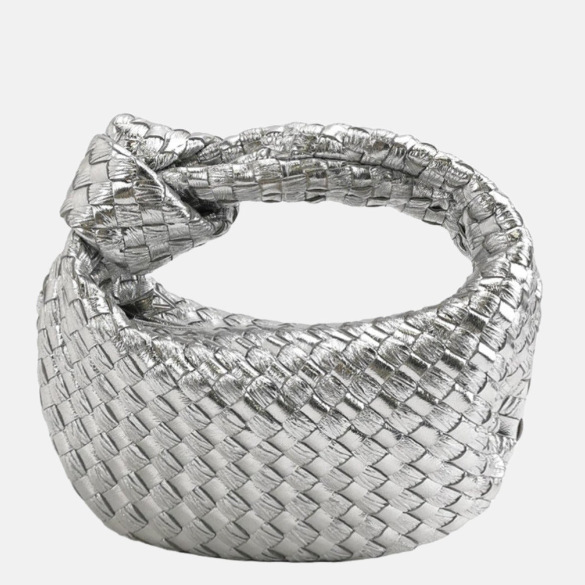 Bottega Veneta Jodie Mini Silver Leather Rare