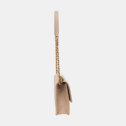 Chanel Classic Vertical Pearl Small Light Pink Flap Bag Gold Hardware