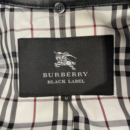 Luxury Burberry BLACK LABEL/Coat/M/BLK/Sheepskin/Plain