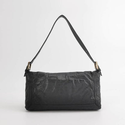 Fendi Baguette Leather with Wild Fringes Shoulder Bag