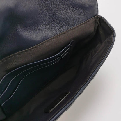 Fendi Baguette Mini Navy Nappa Leather Crossbody Bag
