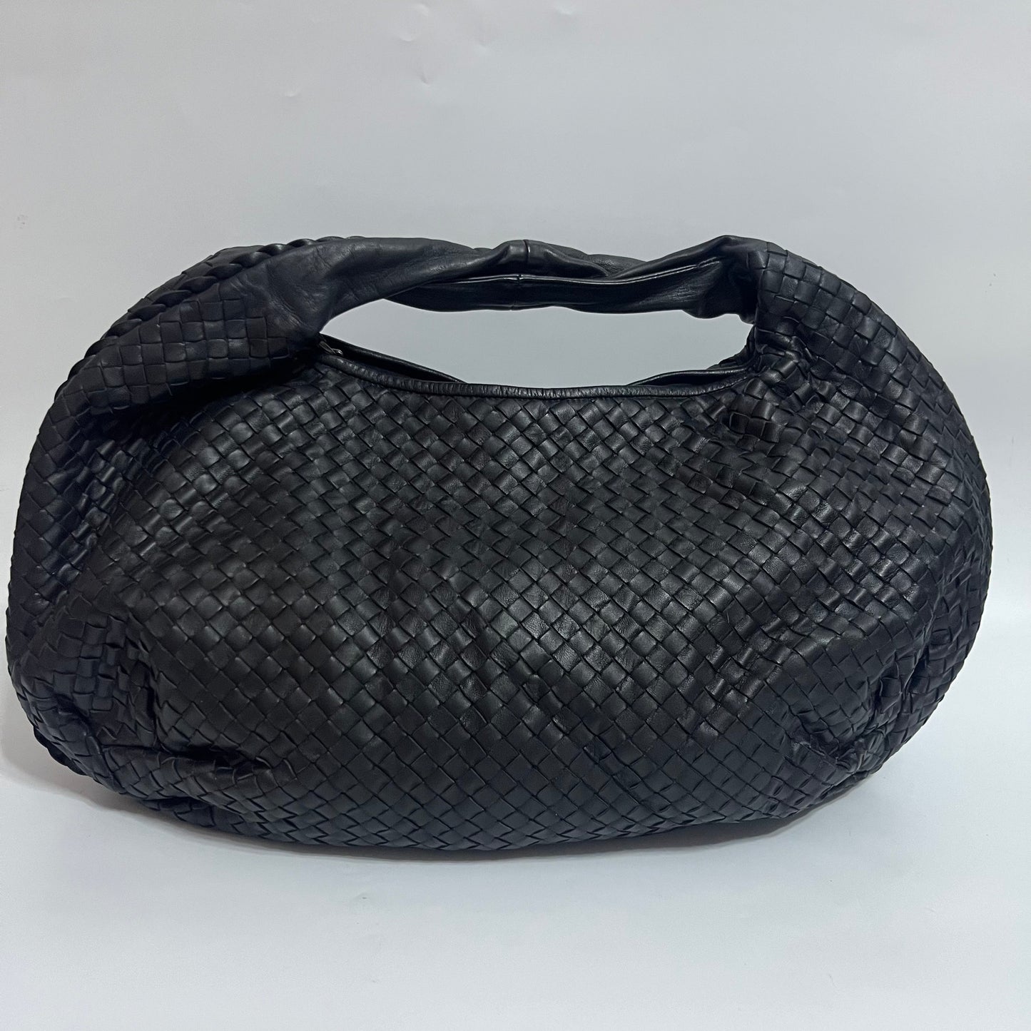 Bottega Veneta Belly Hobo Intrecciato Black Large 50cm