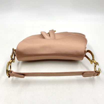 Dior Saddle Mini Silk Pink with crystals