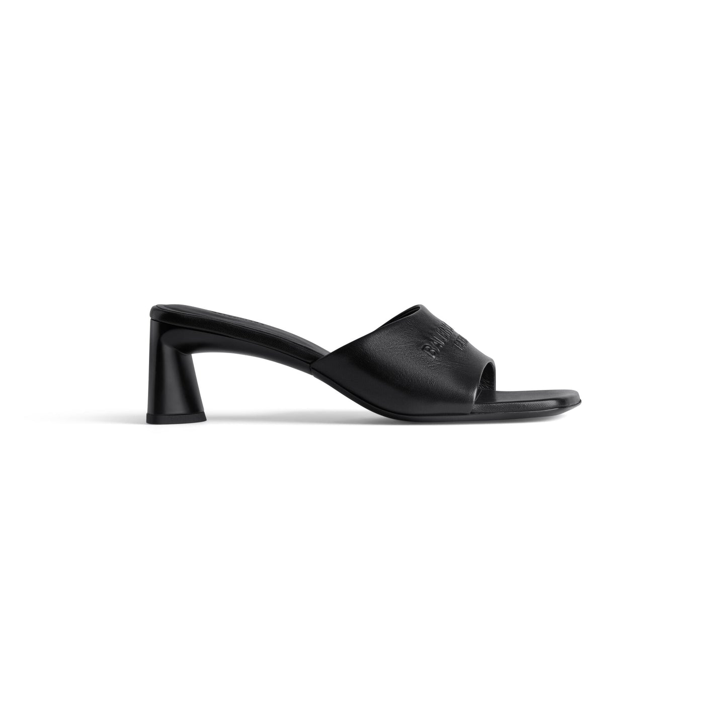 BALENCIAGA DUTY FREE LAMBSKIN LEATHER HEELED SANDALS