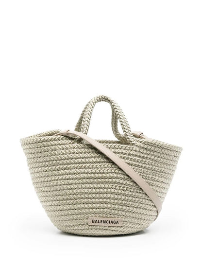 BALENCIAGA IBIZA WOVEN BASKET BAG