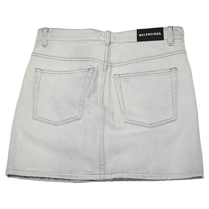 BALENCIAGA DENIM MINI SKIRT