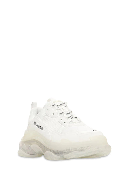 BALENCIAGA TRIPLE S CLEAR SOLE SNEAKERS