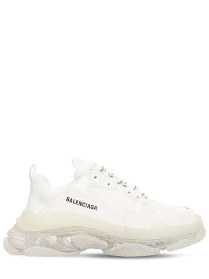 BALENCIAGA TRIPLE S CLEAR SOLE SNEAKERS