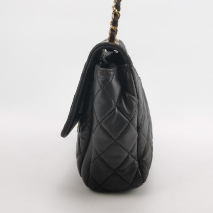Chanel Now and Forever Large Flap Bag Black Lambskin Gold HW, 2013-14