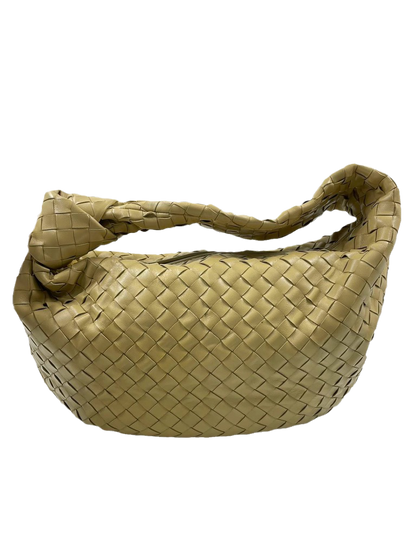 Bottega Veneta Jodie Small Beige Lambskin Leather