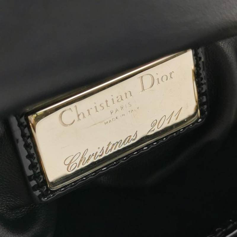Lady Dior Mini Christmas 2011 Limited Edition Black Tweed and Star Chain