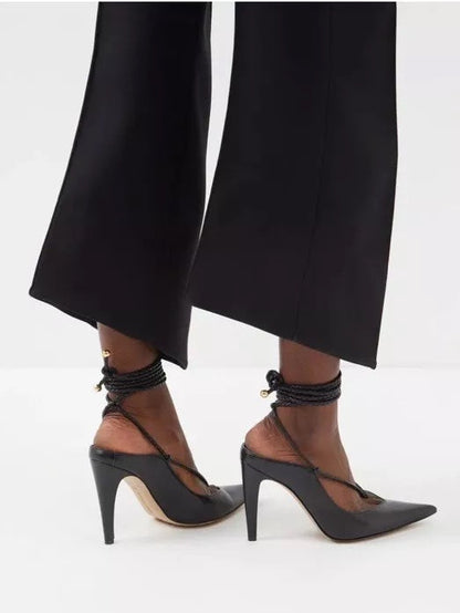 BOTTEGA VENETA NAPPA LEATHER SPRITZ PUMPS
